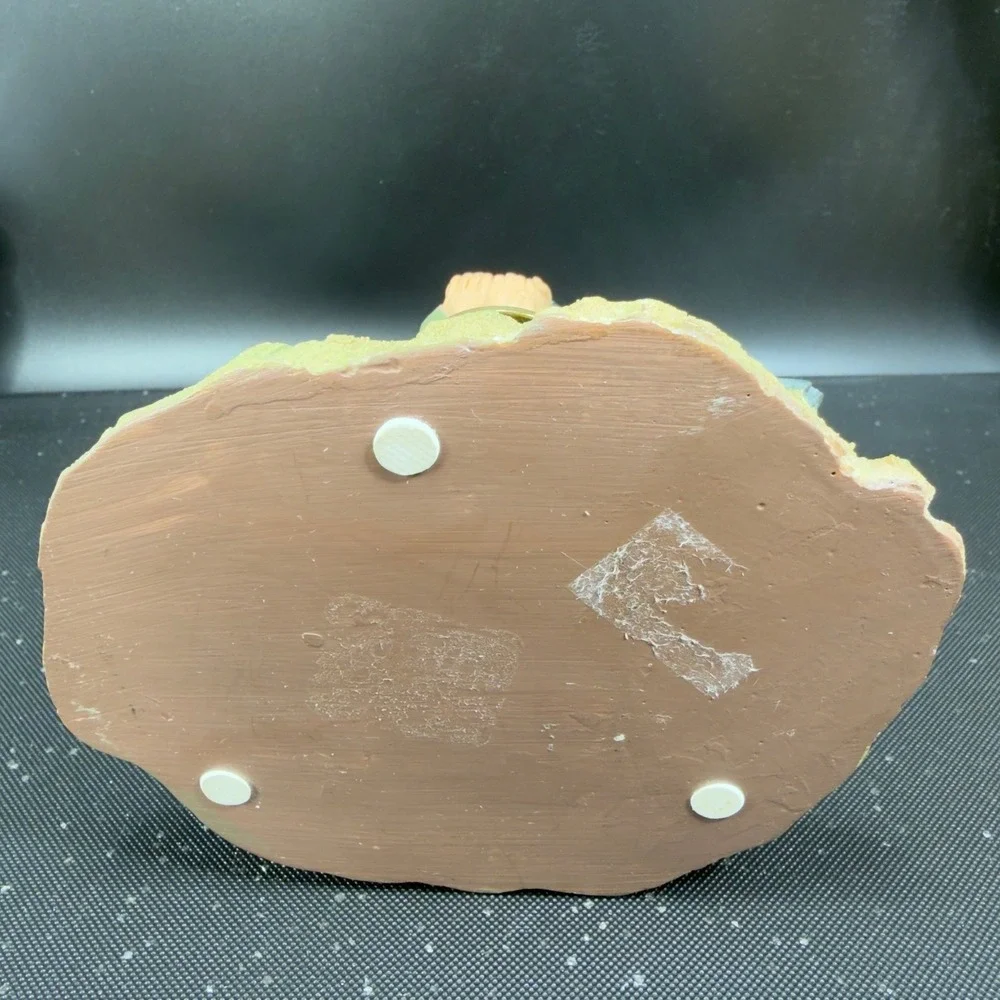 Fionn Leprechaun Figurine Blarney Stone Lucky Clover Ladybug Irish Figurine VTG‎